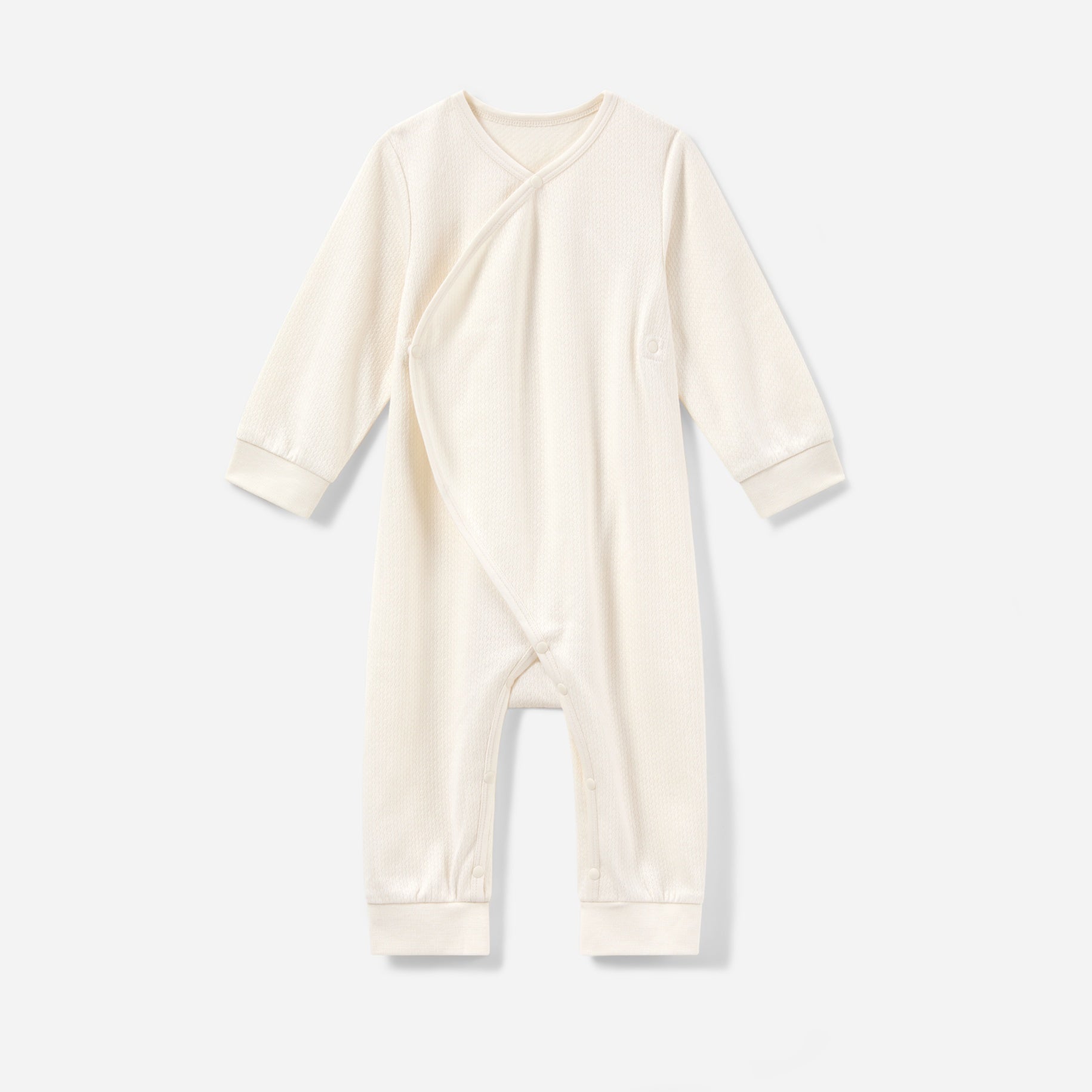 Baby Cotton Footless Pajamas Circle Grid