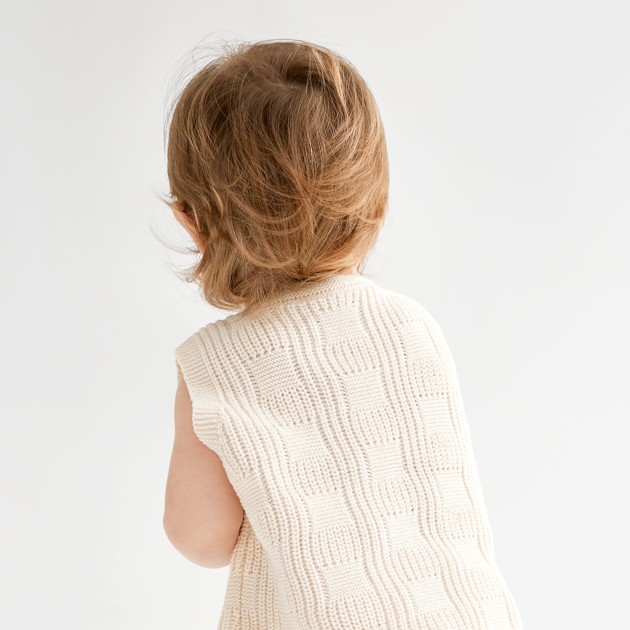 Baby Cotton Knit Vest & Pant Set