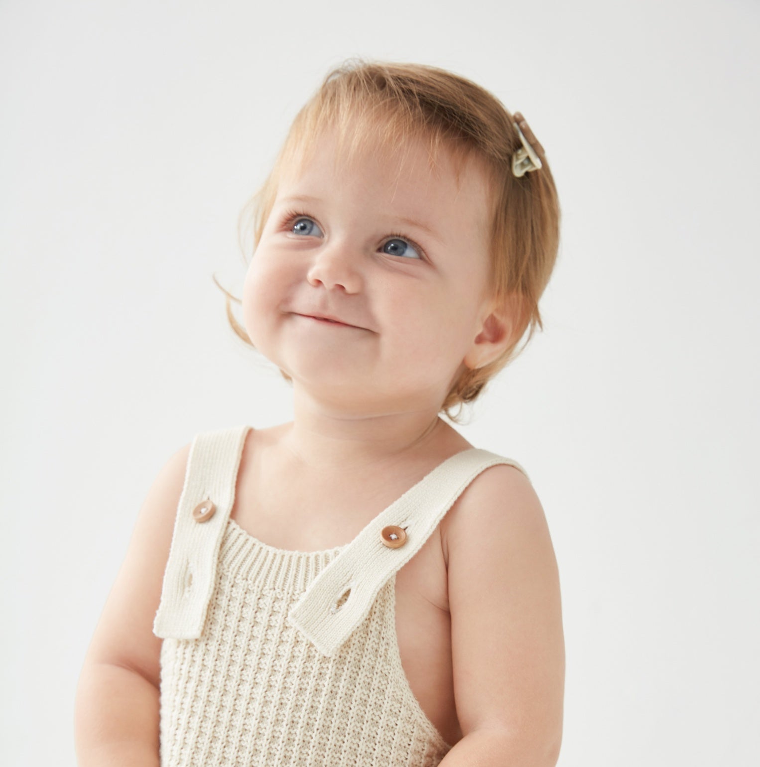 Baby Cotton Knit Overalls