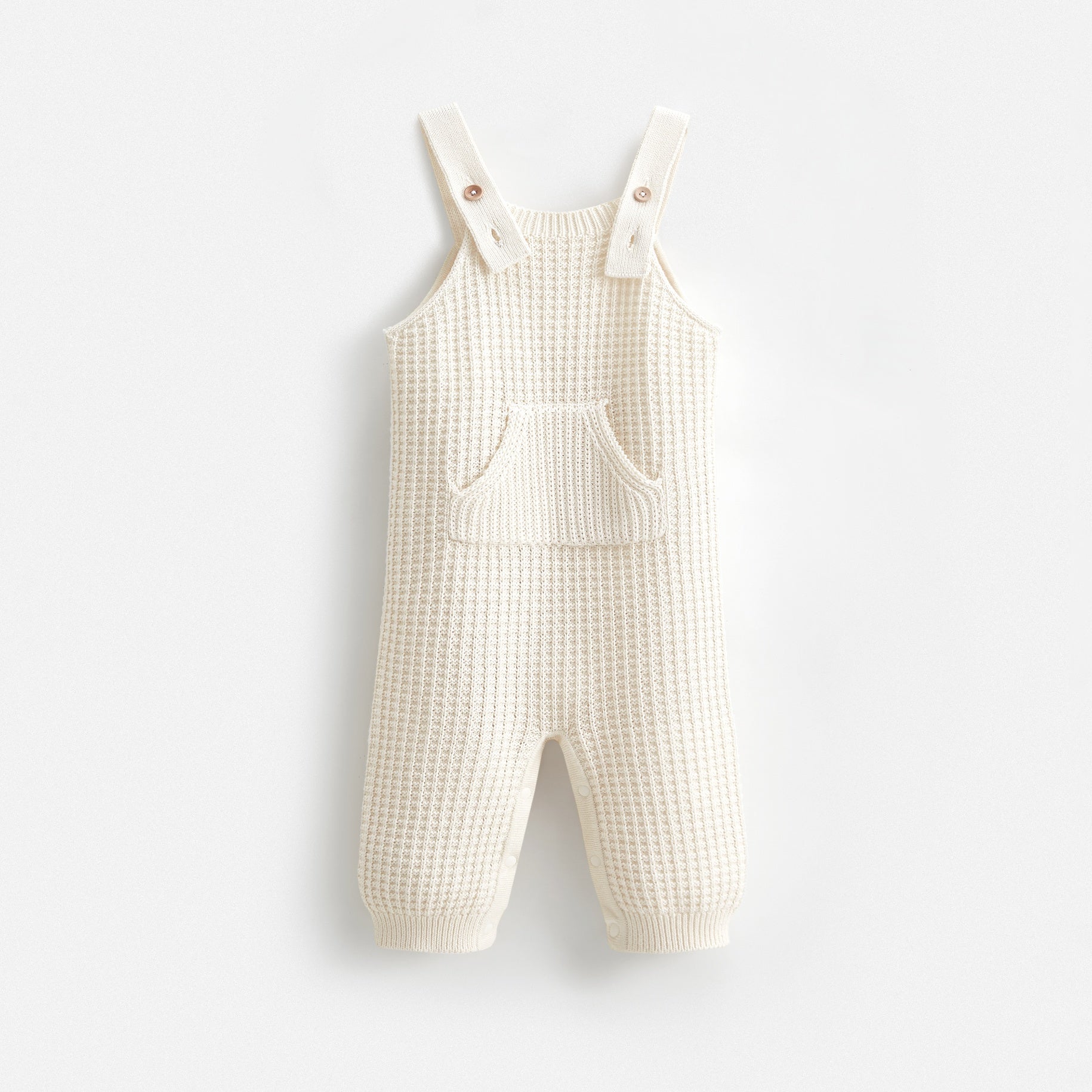 Knit 2024 baby overalls