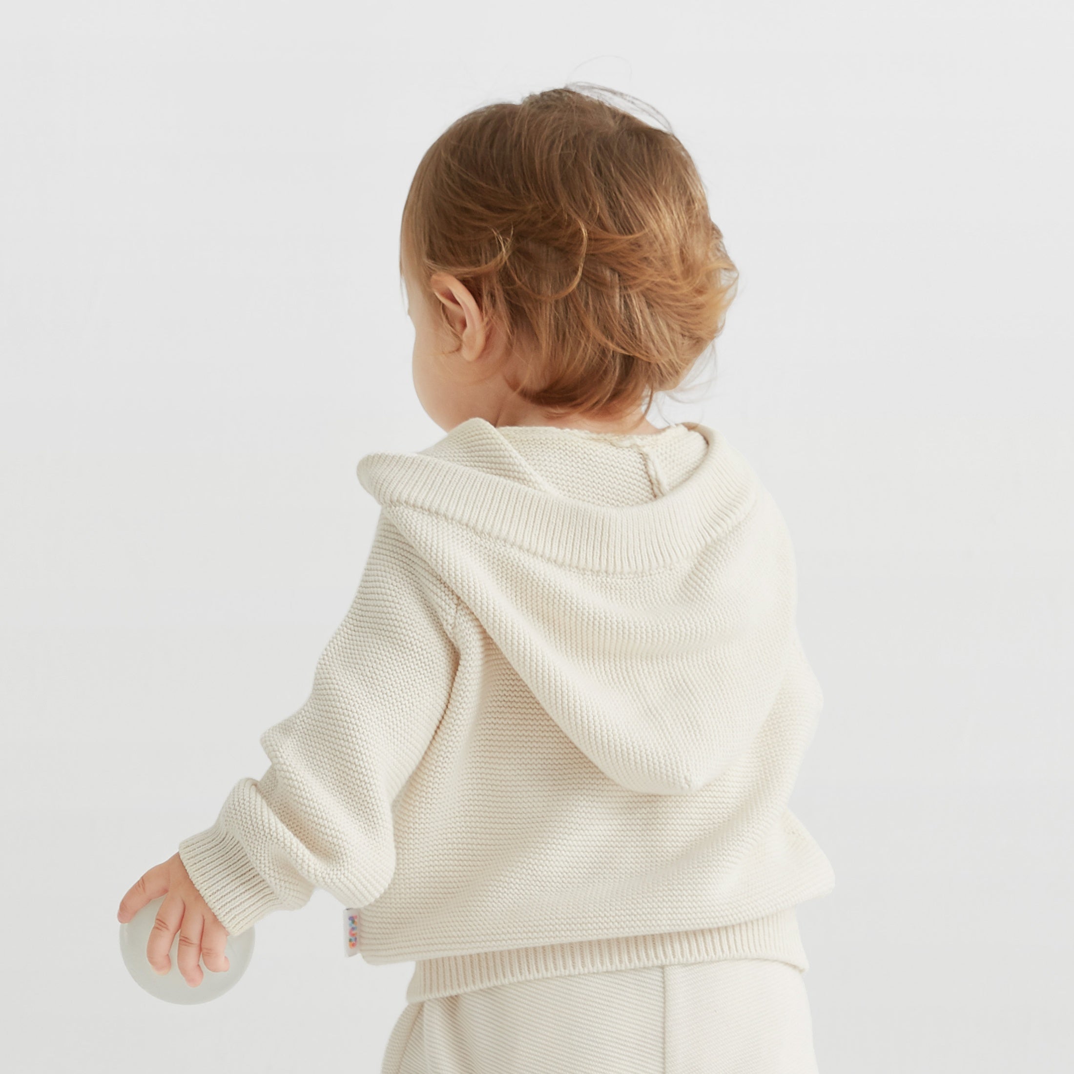 Baby knitted clearance hooded cardigan