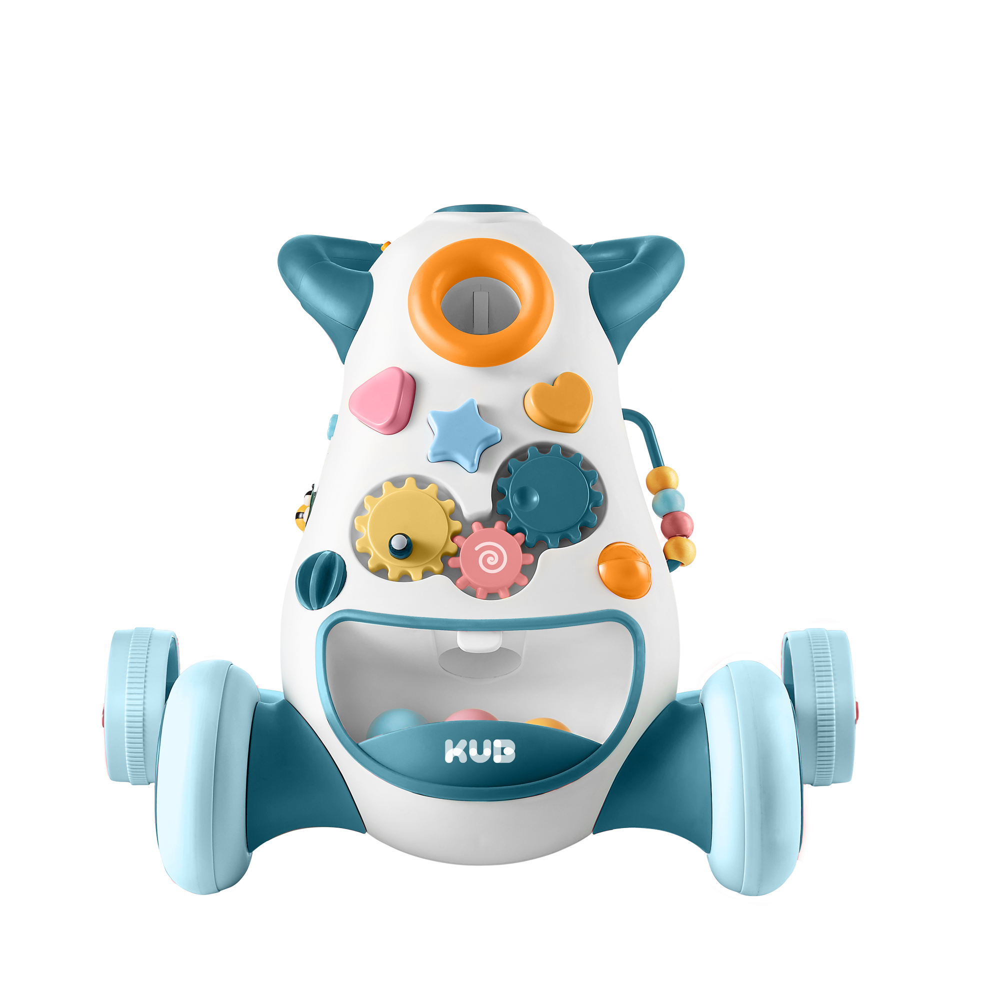 Blue KUB baby push walker