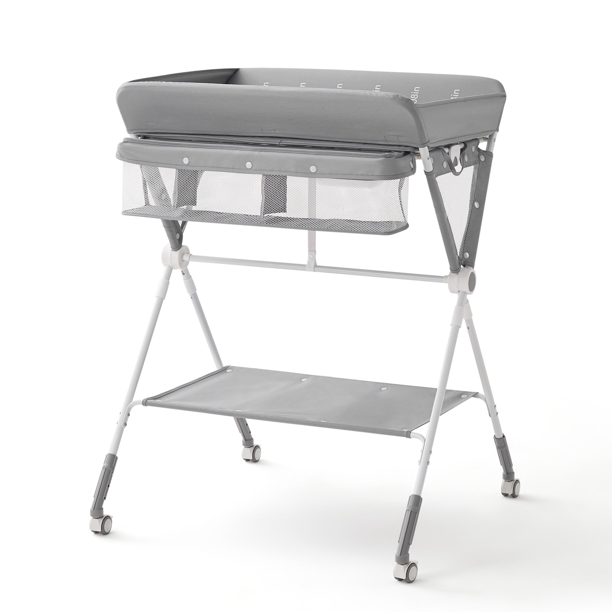 Kub Foldable Changing Table Grey